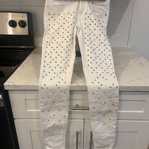 Never worn, new, white jeans